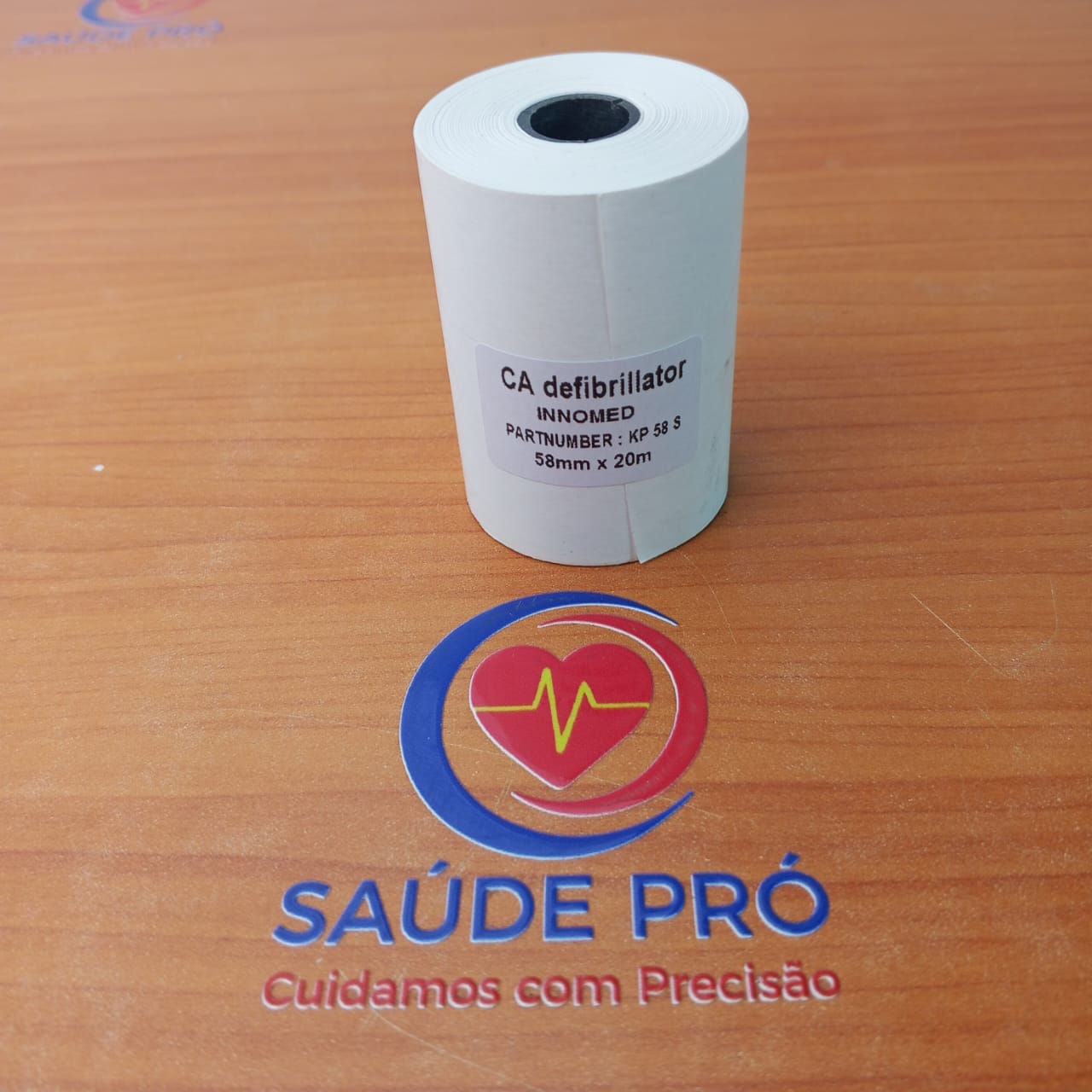 Papel Térmico INNOMED KP 58 S para Desfibrilador