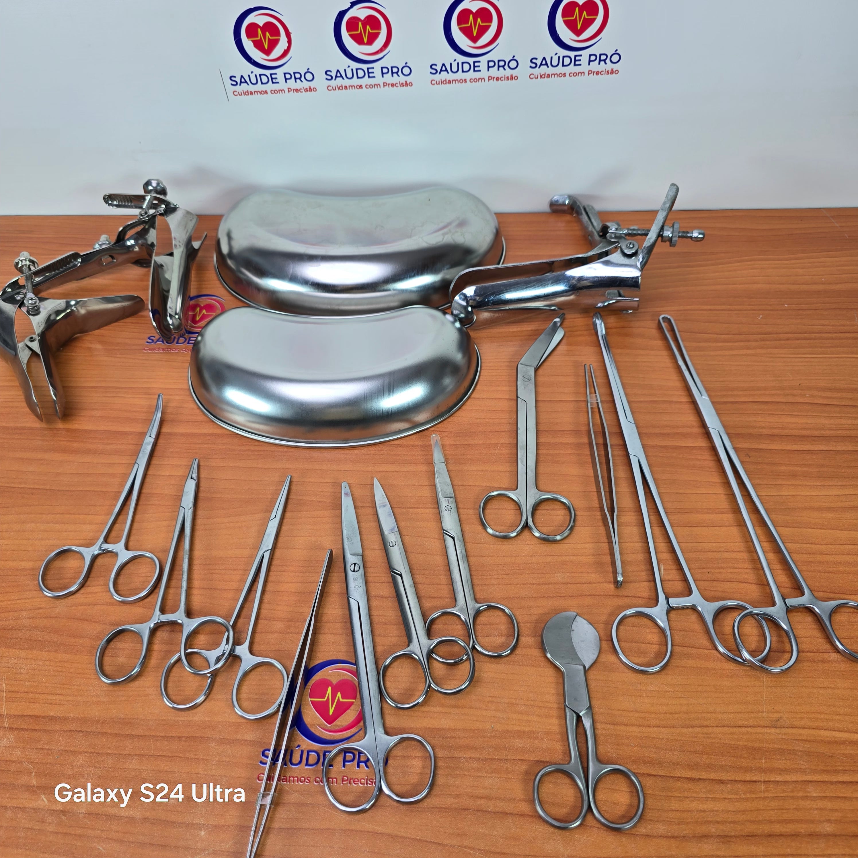 Kit de Instrumentos Ginecológicos Profissional em Aço Inoxidável