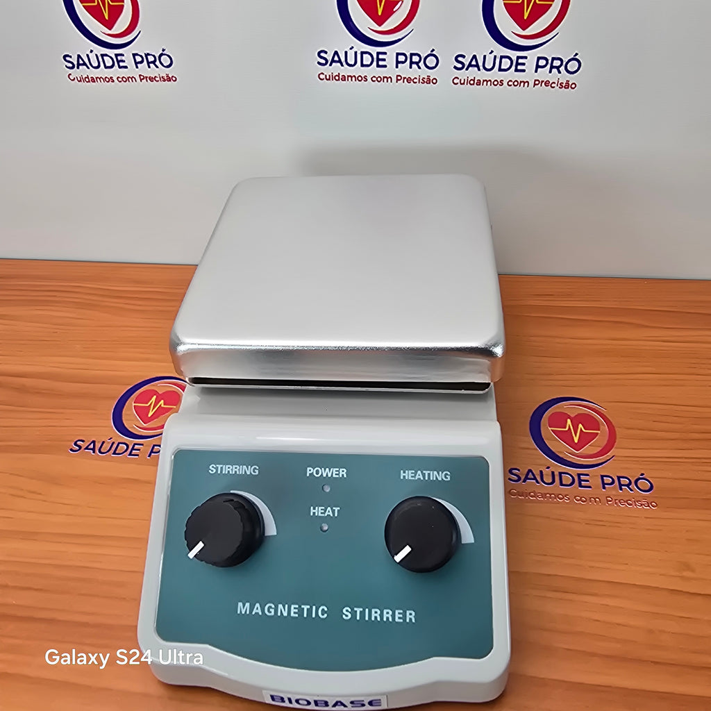Agitador Magnético com Aquecimento BIOBASE – Mistura e Aquecimento Preciso para Laboratório