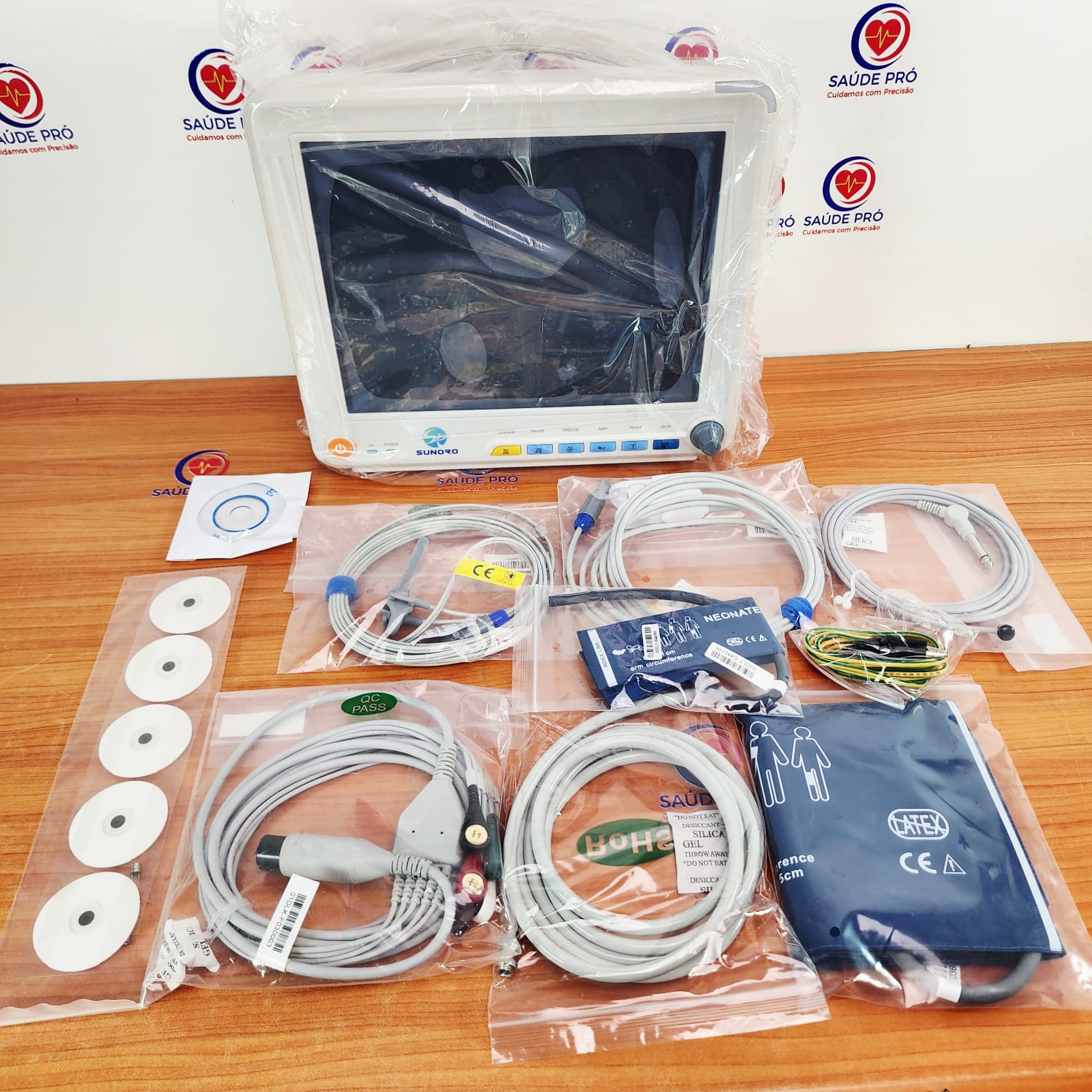 Monitor Multiparamétrico Sunbright SUN601S – Monitorização Precisa e Confiável em Tempo Real