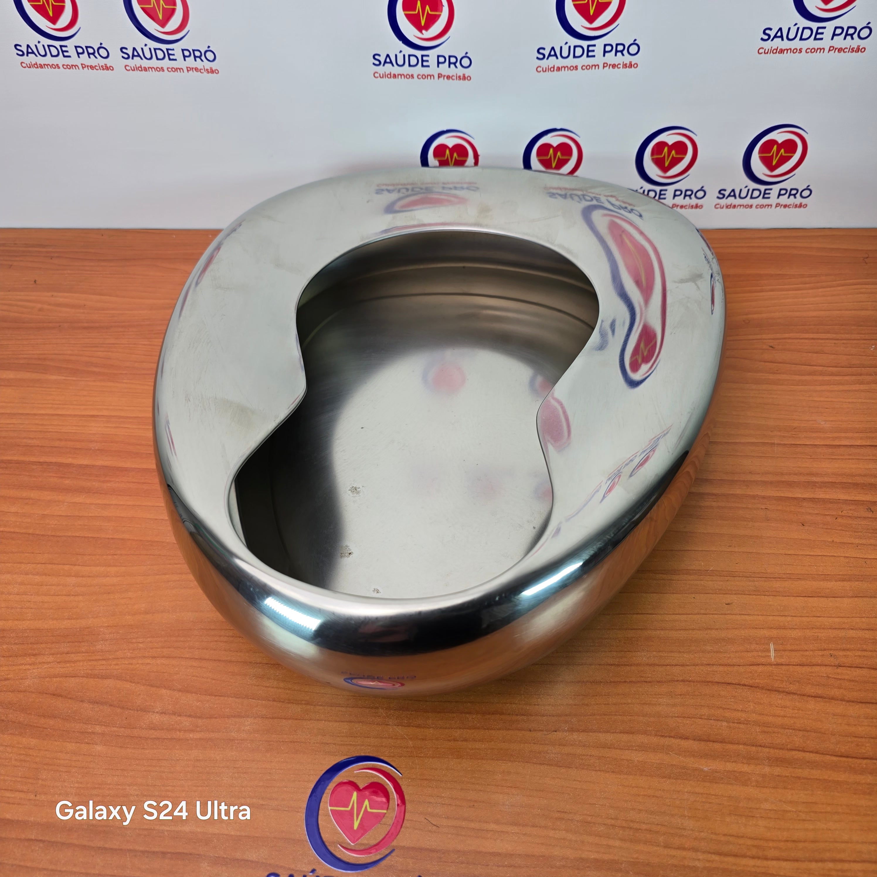 Aparadeira Hospitalar em Inox – Papagaio Feminino para Coleta de Urina