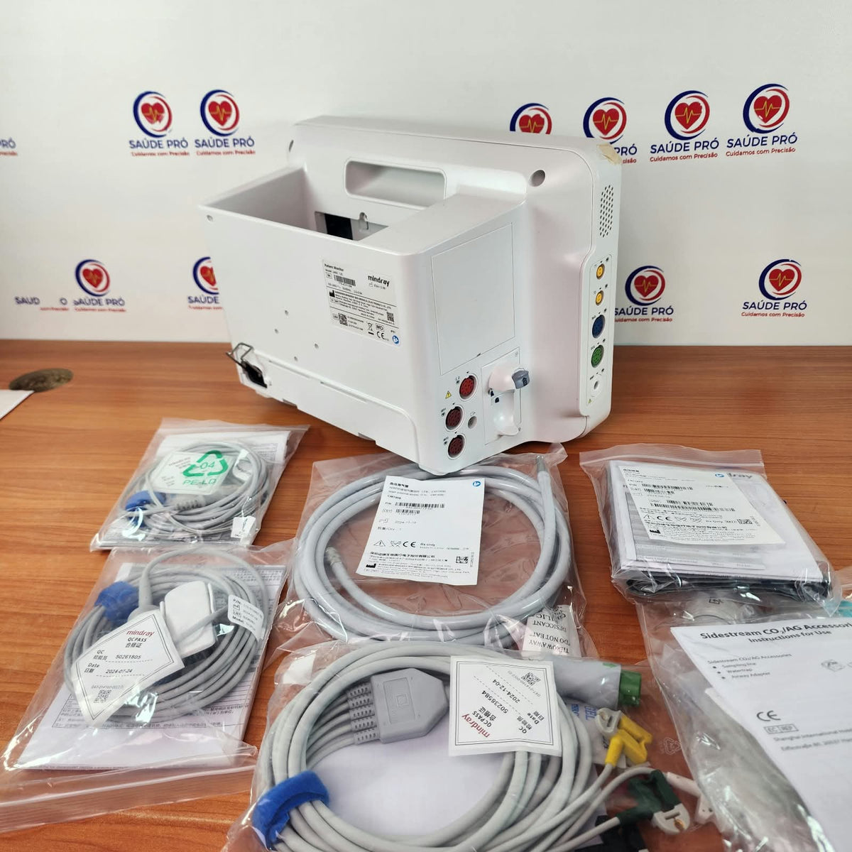 Mindray uMEC 120 — Monitor Multiparâmetro com Capnografia CO2