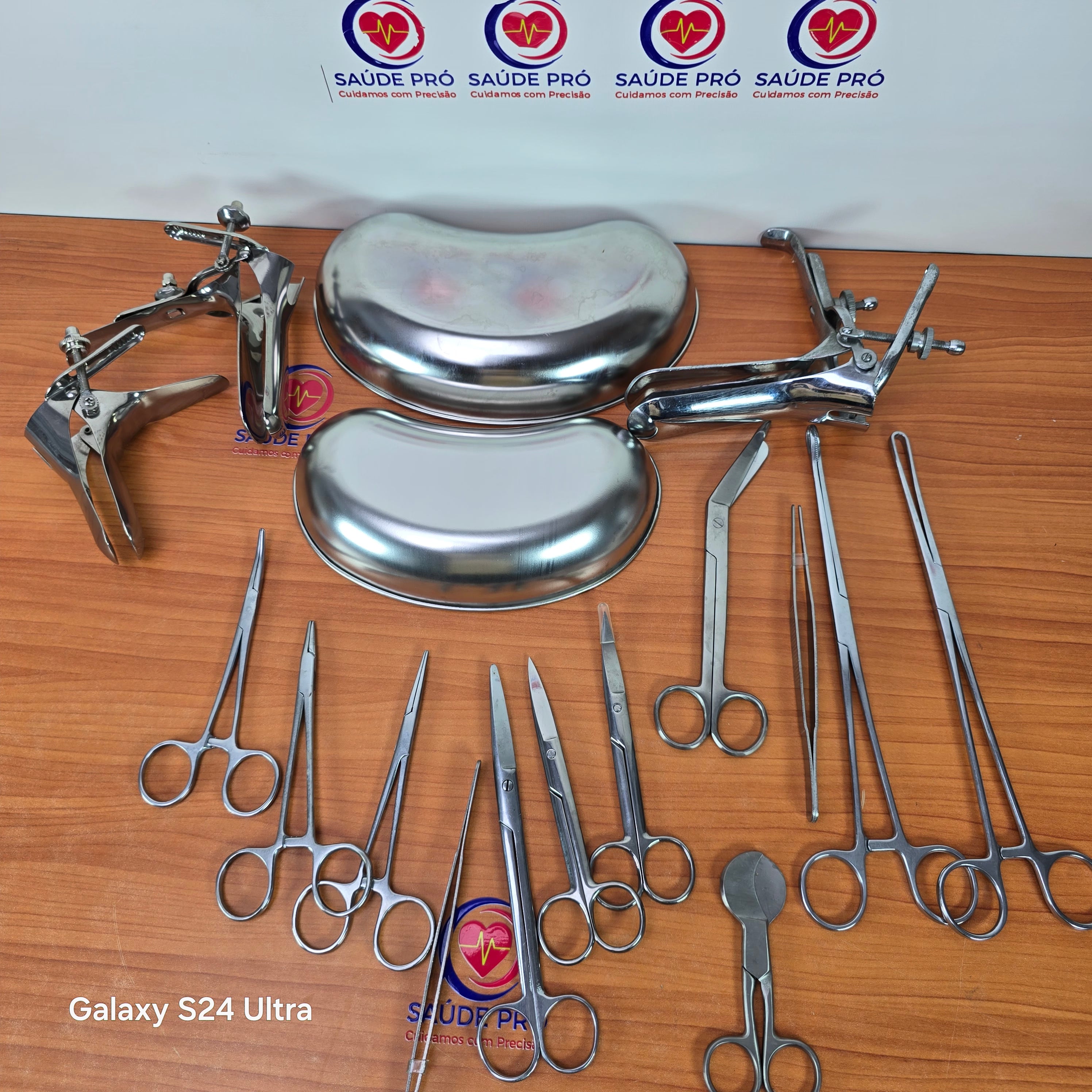 Kit de Instrumentos Ginecológicos Profissional em Aço Inoxidável