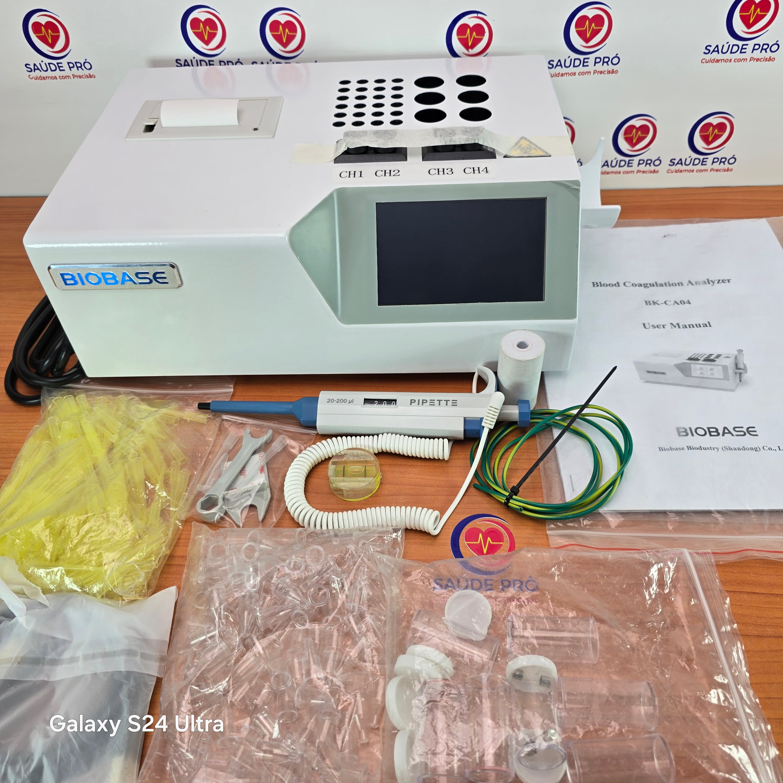 Analisador de Coagulação BIOBASE BK-CA04 – Precisão e Rapidez nos Testes Hemostáticos
