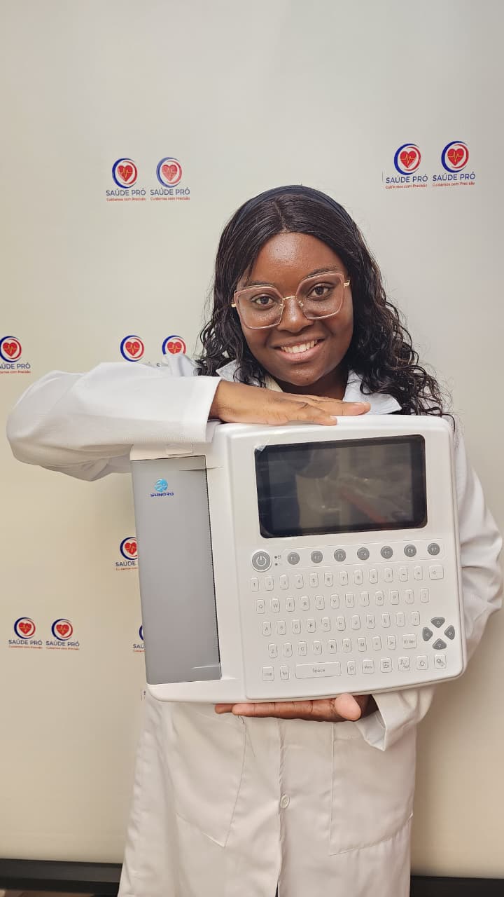 Eletrocardiógrafo Contec ECG1200G – ECG Digital de 12 Canais com Impressora Integrada