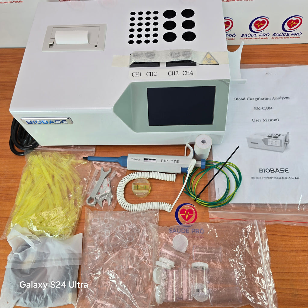 Analisador de Coagulação BIOBASE BK-CA04 – Precisão e Rapidez nos Testes Hemostáticos