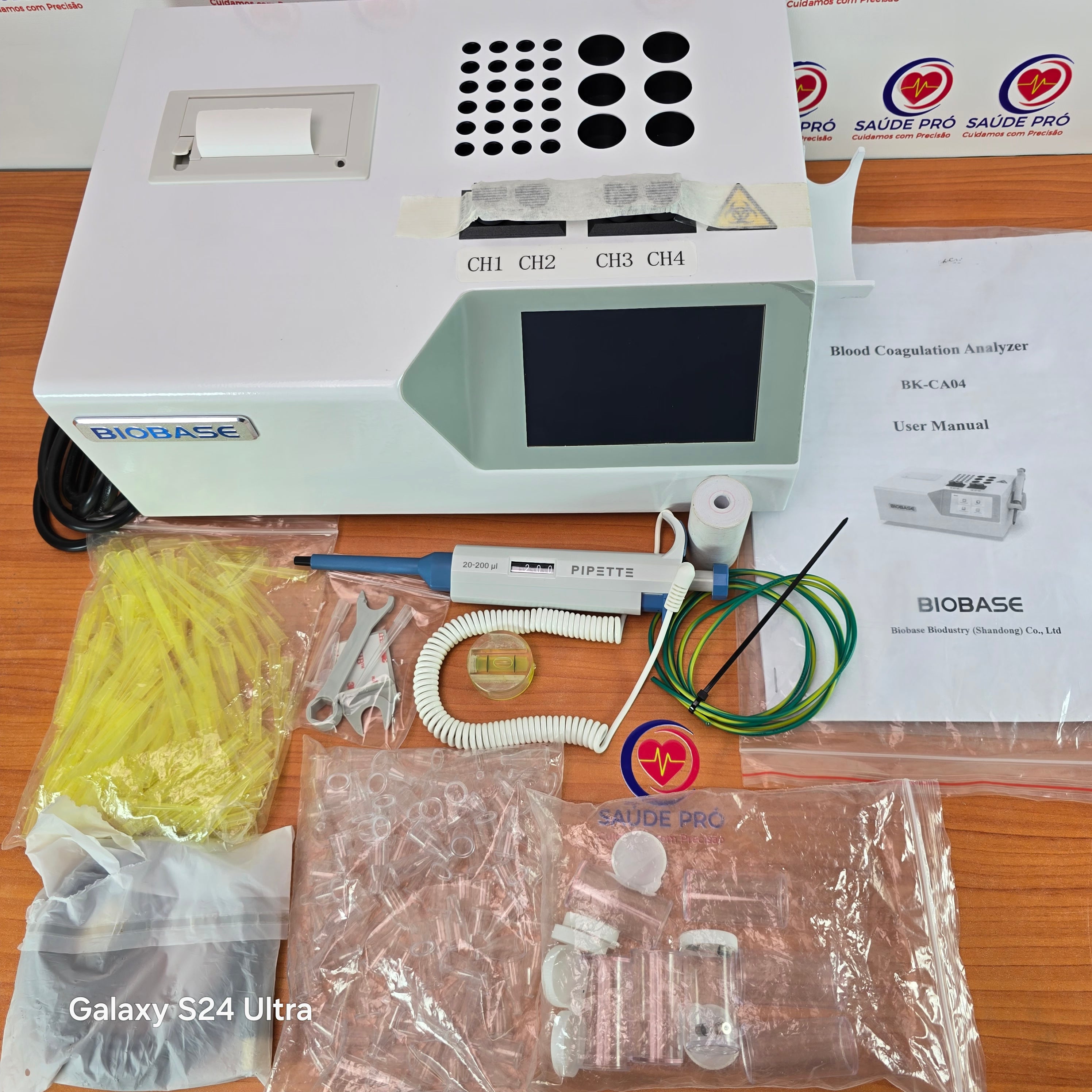 Analisador de Coagulação BIOBASE BK-CA04 – Precisão e Rapidez nos Testes Hemostáticos