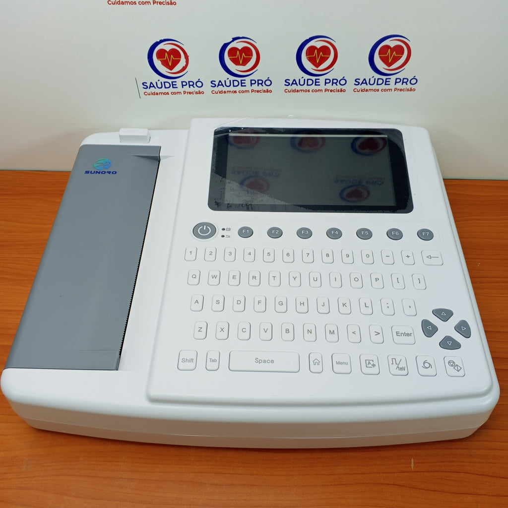 Eletrocardiógrafo Contec ECG1200G – ECG Digital de 12 Canais com Impressora Integrada