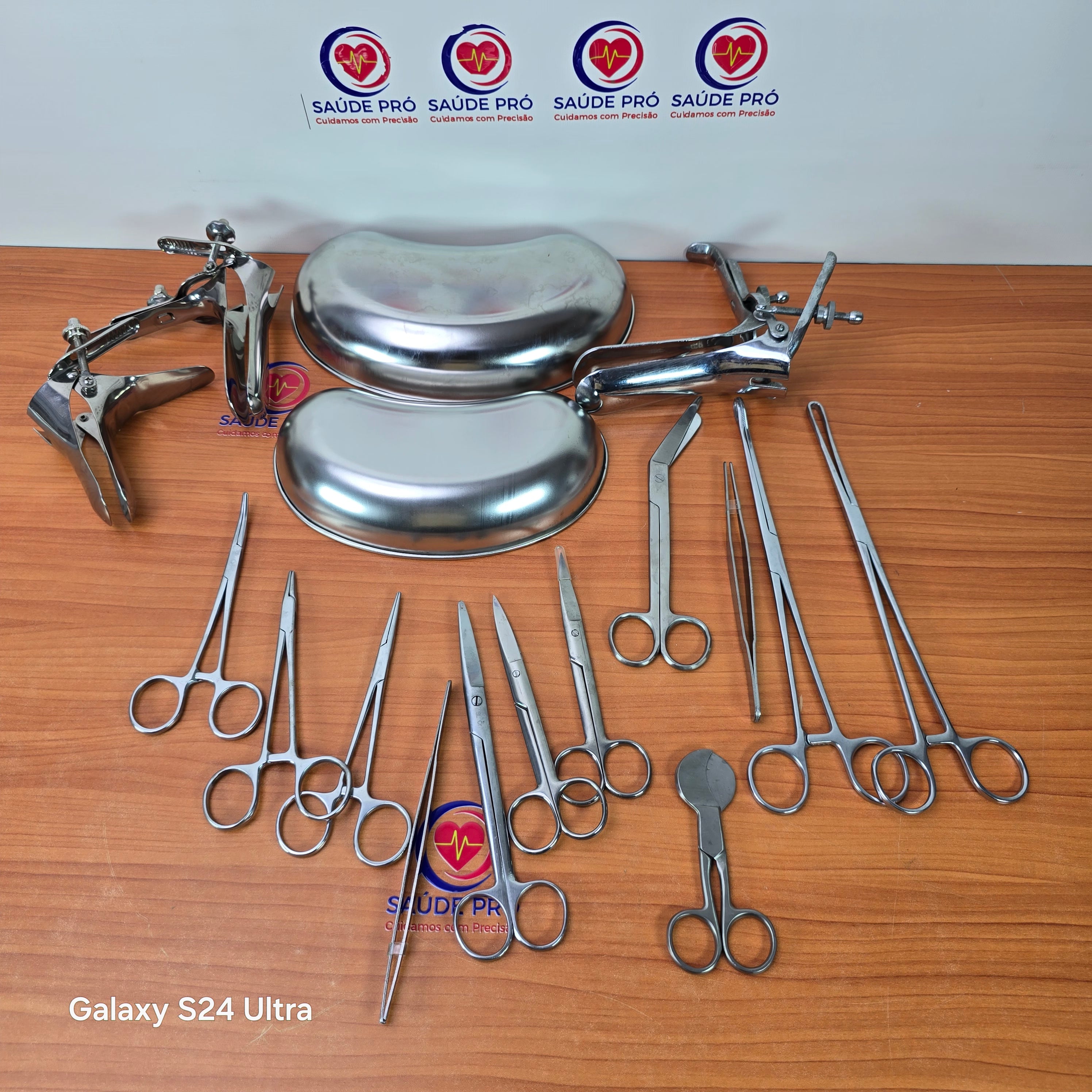 Kit de Instrumentos Ginecológicos Profissional em Aço Inoxidável