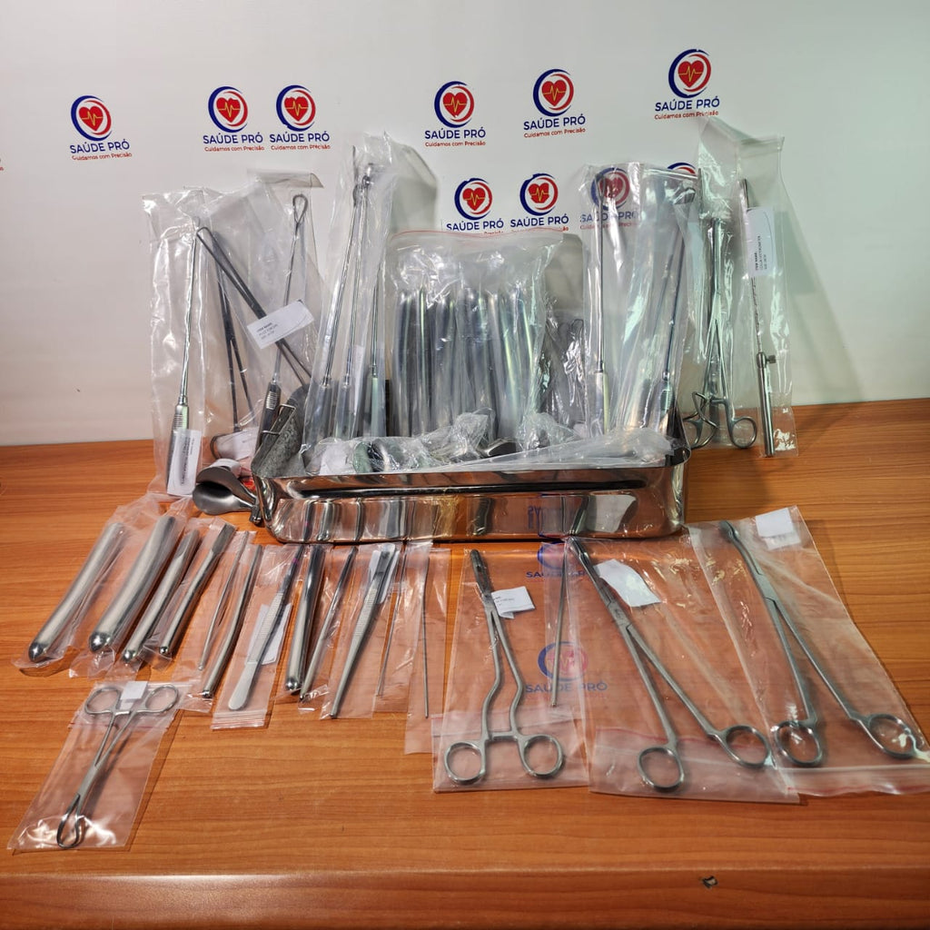 Kit Curetagem Ginecológica EXPO-MED | 18 Ref | Inox | 2 kits