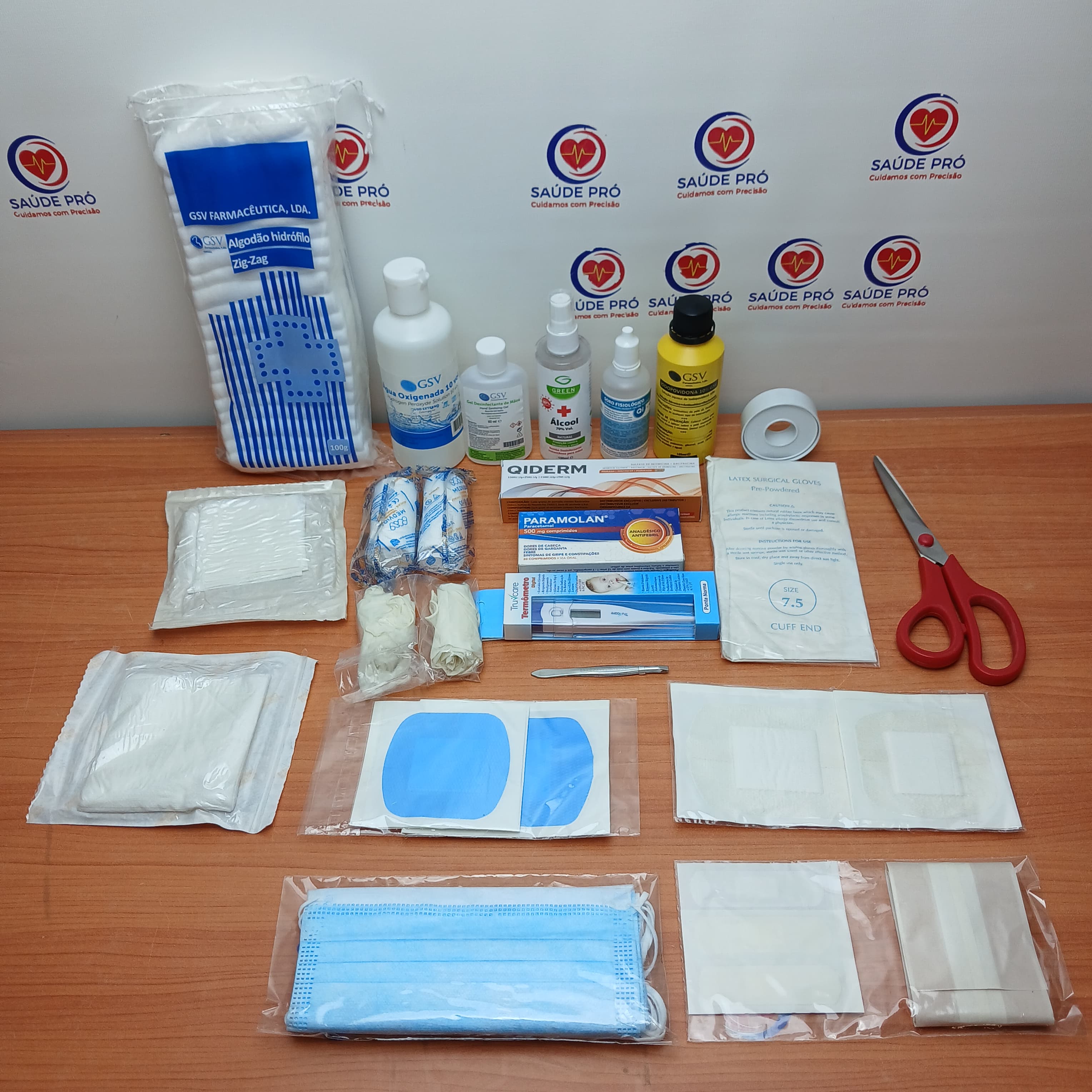 Kit Primeiros Socorros Saúde Pró