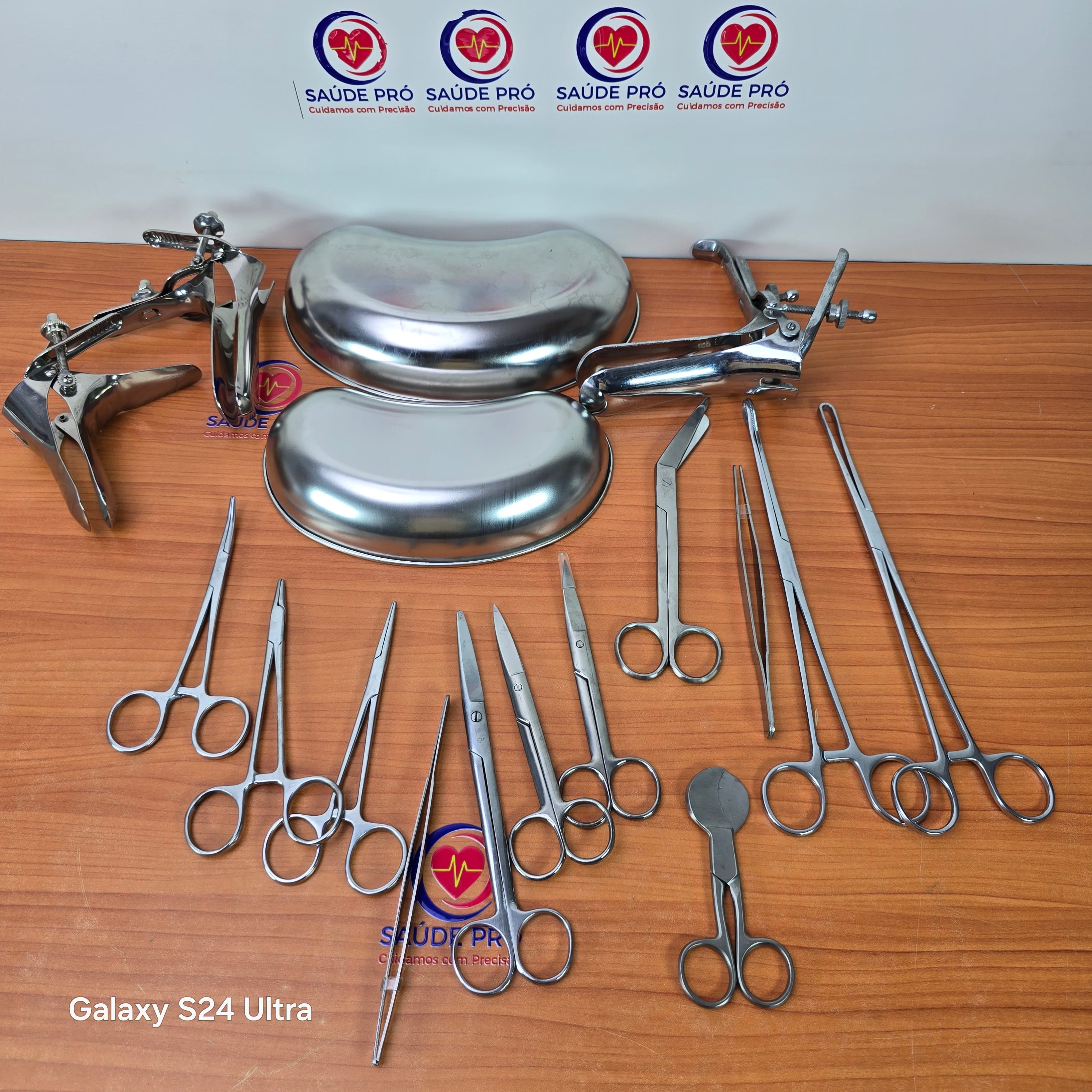 Kit de Instrumentos Ginecológicos Profissional em Aço Inoxidável