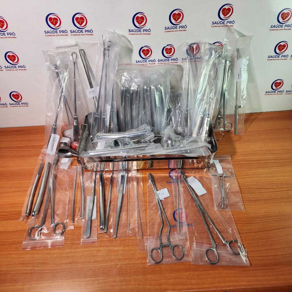 Kit Curetagem Ginecológica EXPO-MED | 18 Ref | Inox | 2 kits