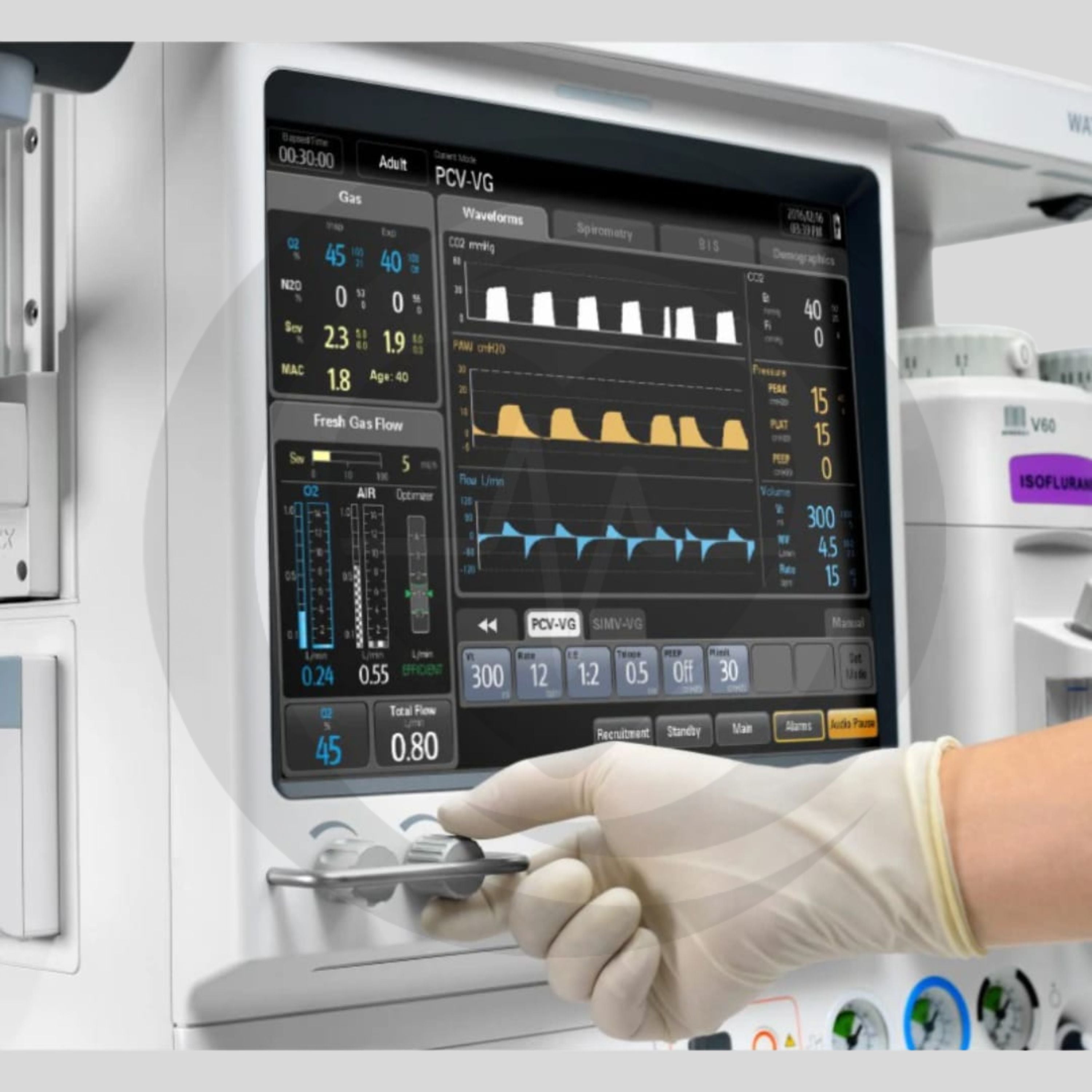 Aparelho de Anestesia Mindray WATO EX-65 Pro