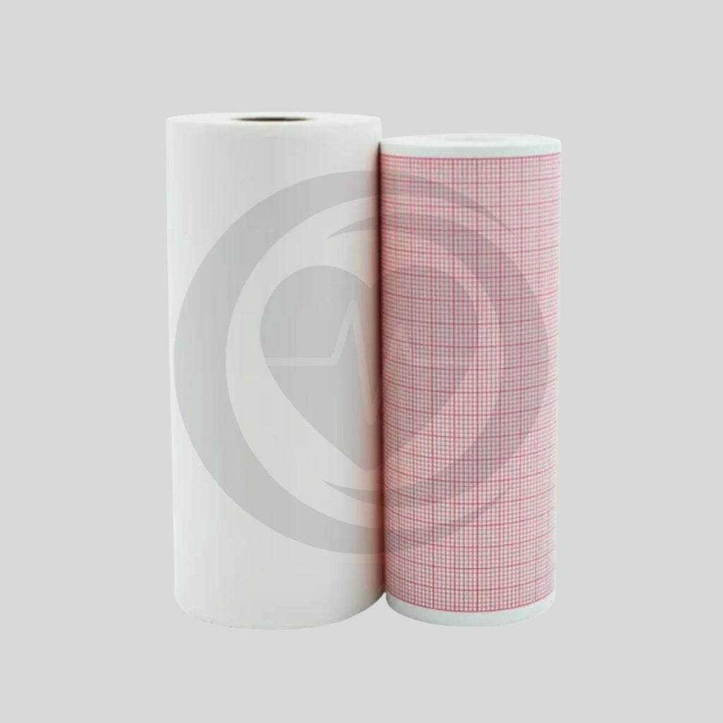 Rolo de ECG 110 mm x 20 mm – Papel Térmico para Eletrocardiógrafo